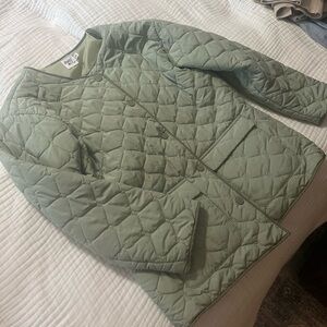 Princess Polly Olive Quilted Jacket